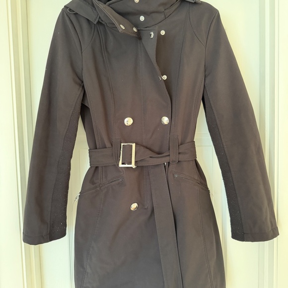 Calvin Klein Water Resistant/Windproof/Detachable Hood Trench Coat - Picture 6 of 6